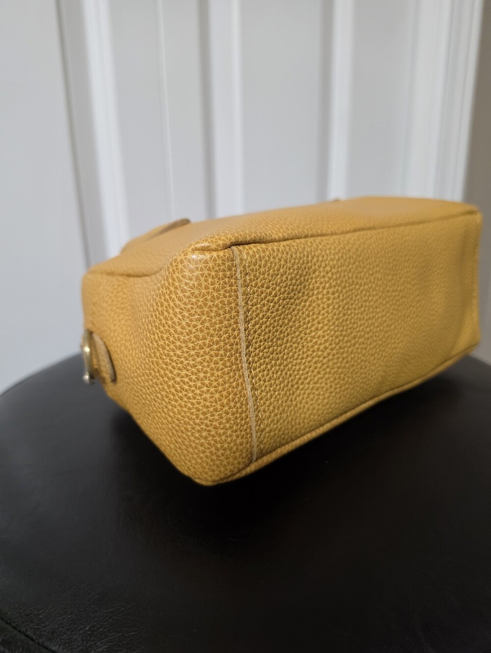 New Portland Leather Large Grace Doctor Bag/Color: Sunshine - Picture 6 of 9